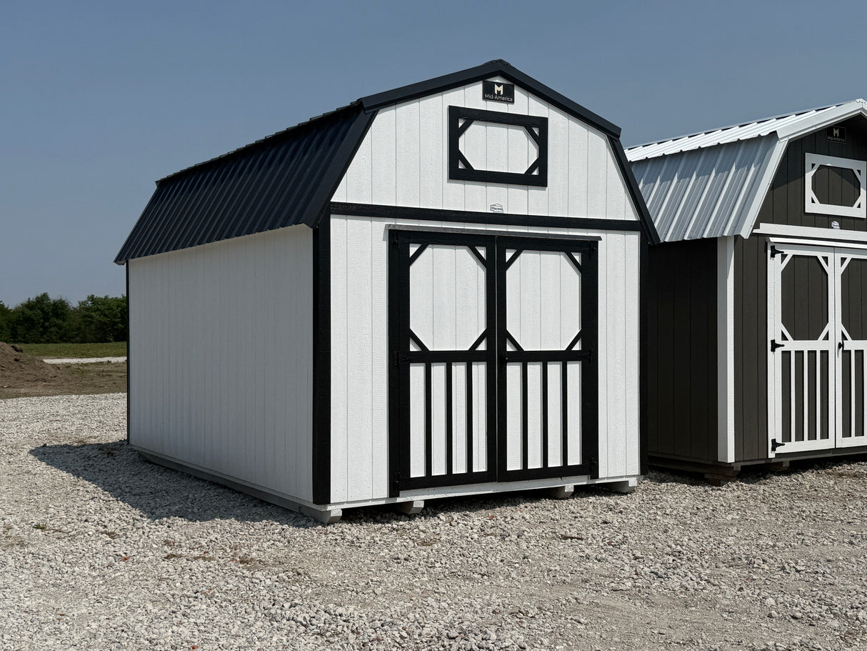 10x16 Lofted Barn - Hampton Nebraska | NE Sheds