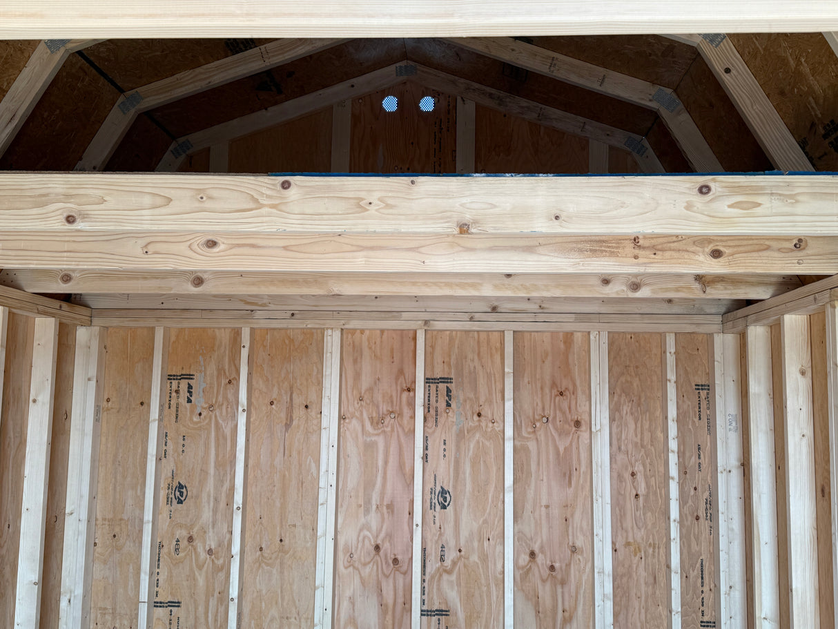 10x16 Lofted Barn - Hampton Nebraska | NE Sheds