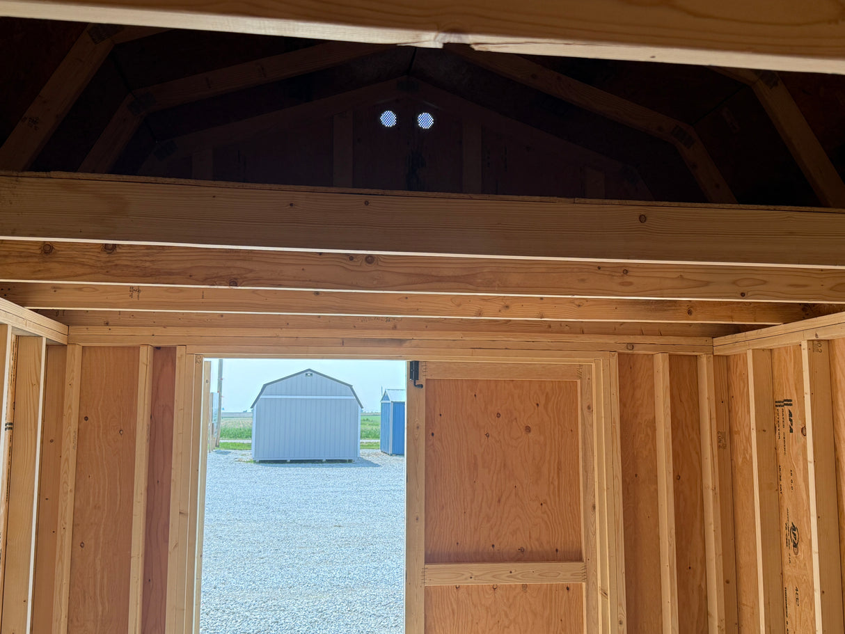 10x16 Lofted Barn - Hampton Nebraska | NE Sheds