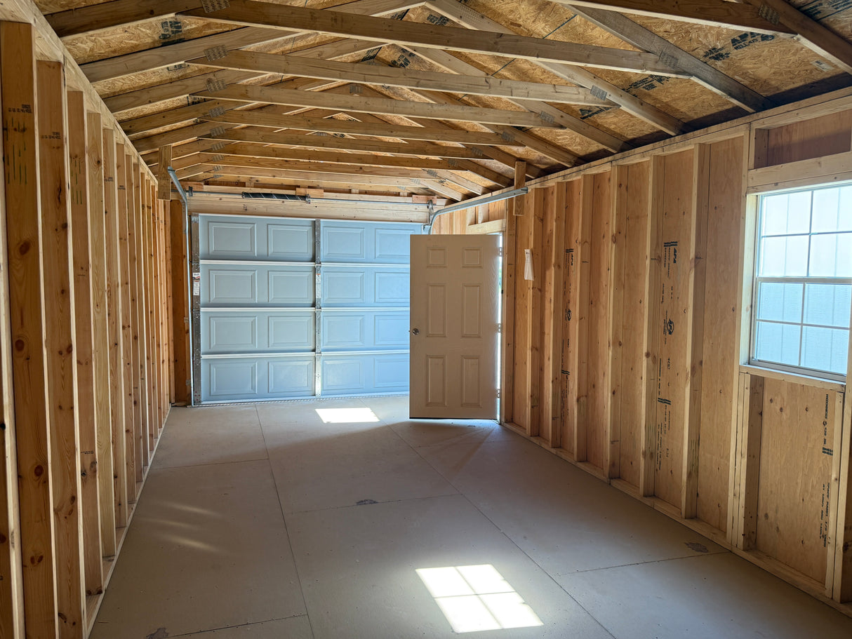 SOLD 12x28 Garage - Hampton Nebraska Location | NE Sheds