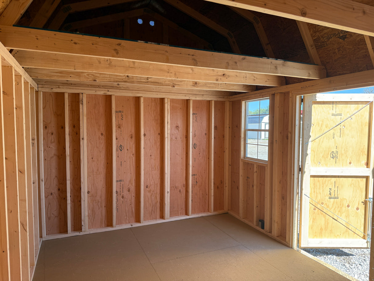 10x16 Lofted Garden Shed - Hampton NE. | NE Sheds