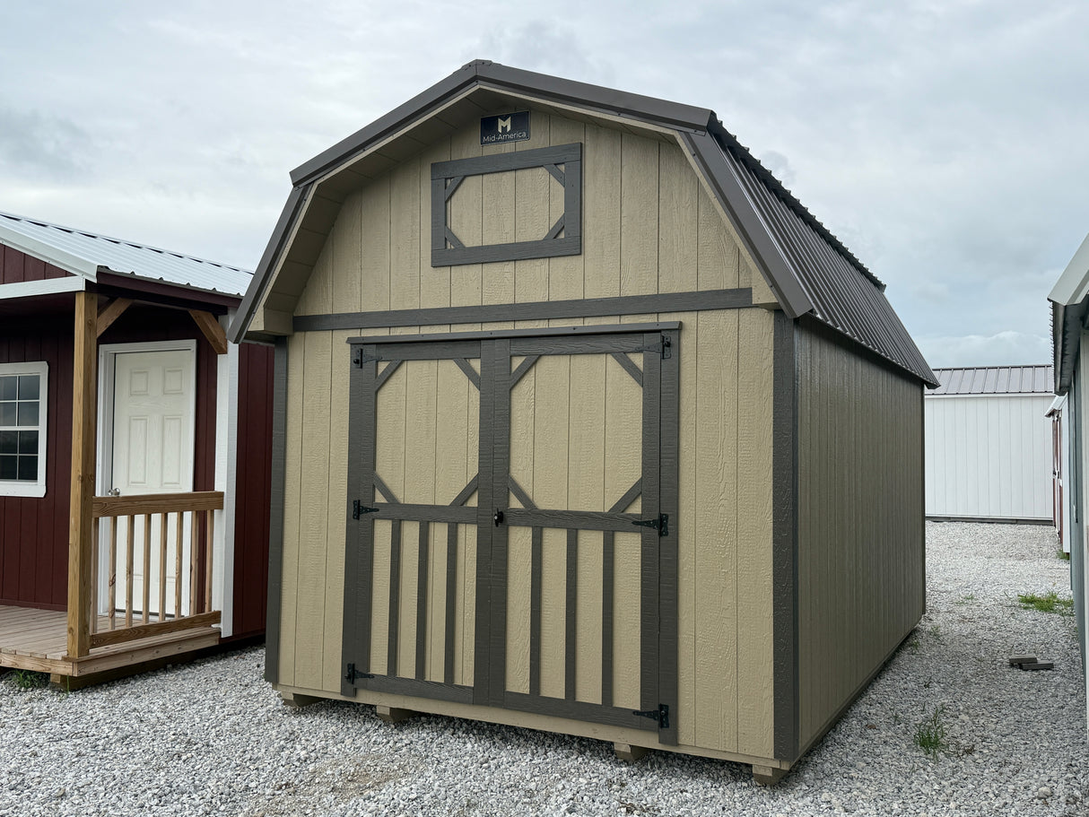10x16 Lofted Barn - Hampton Nebraska Location | NE Sheds
