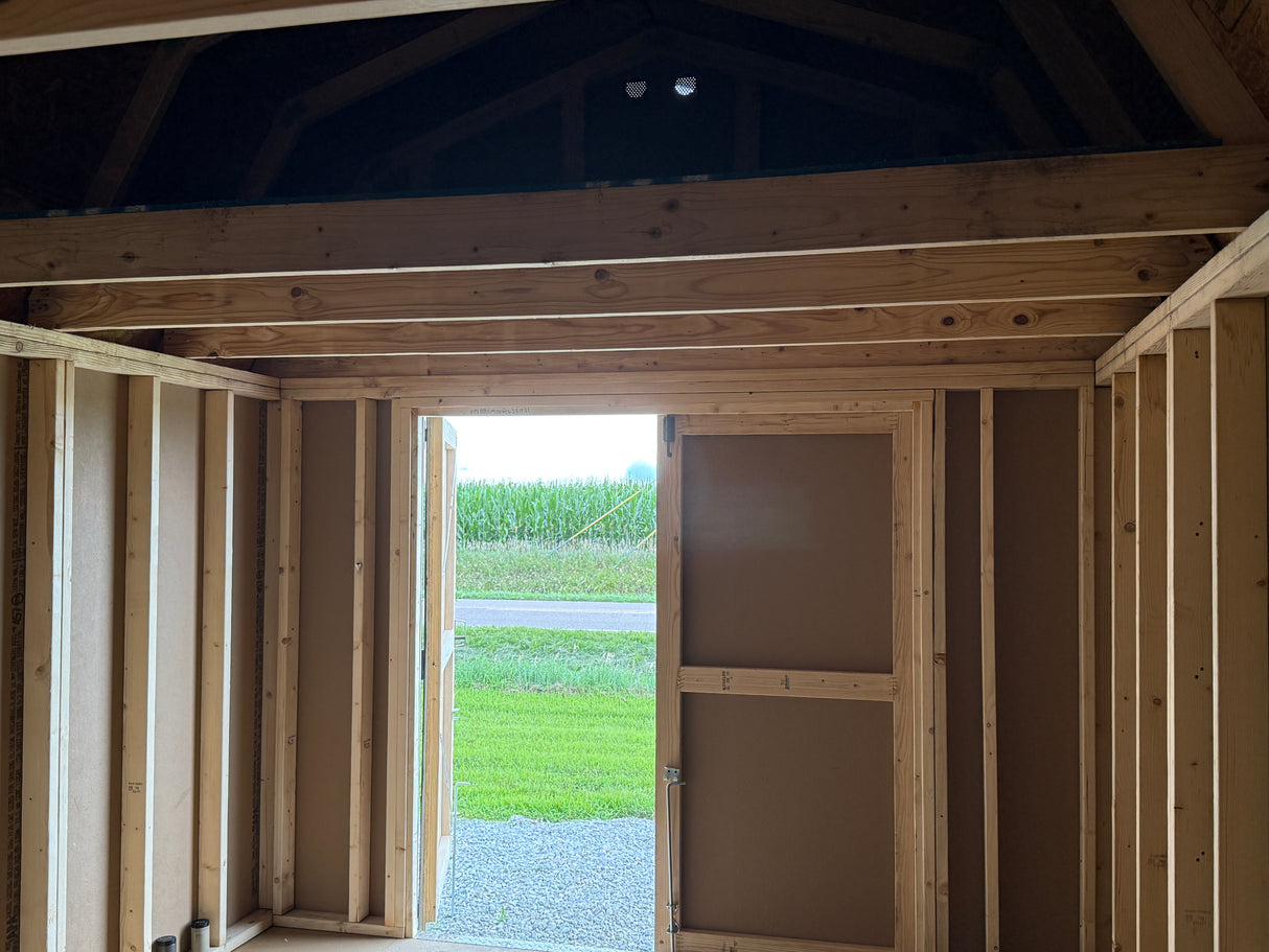 10x16 Lofted Barn - Hampton Nebraska Location | NE Sheds