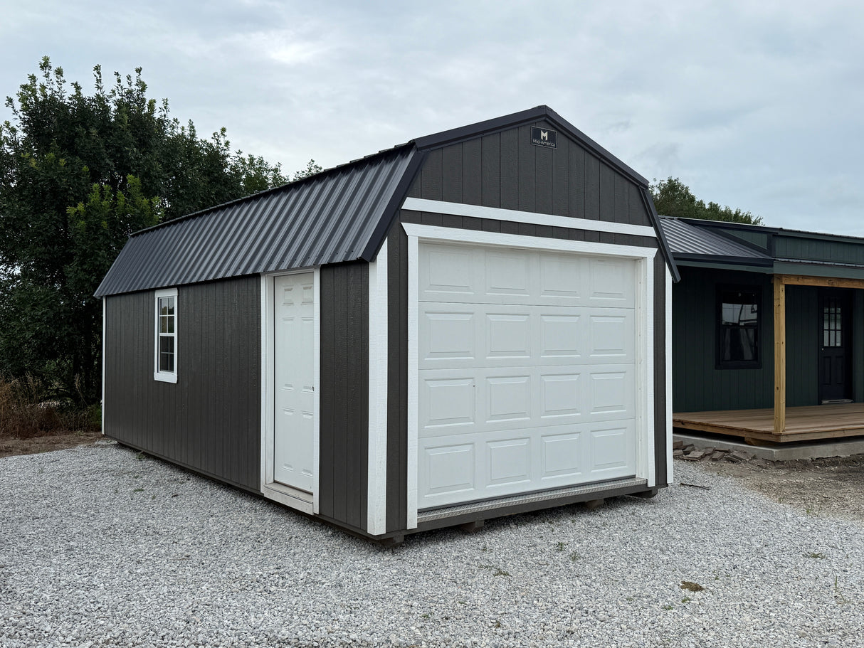 12x24 Lofted Garage - Hampton Nebraska | NE Sheds