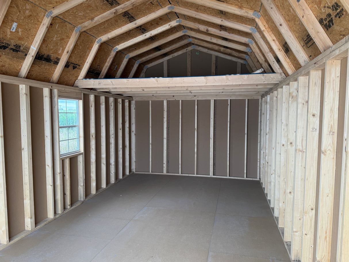 12x24 Lofted Garage - Hampton Nebraska | NE Sheds