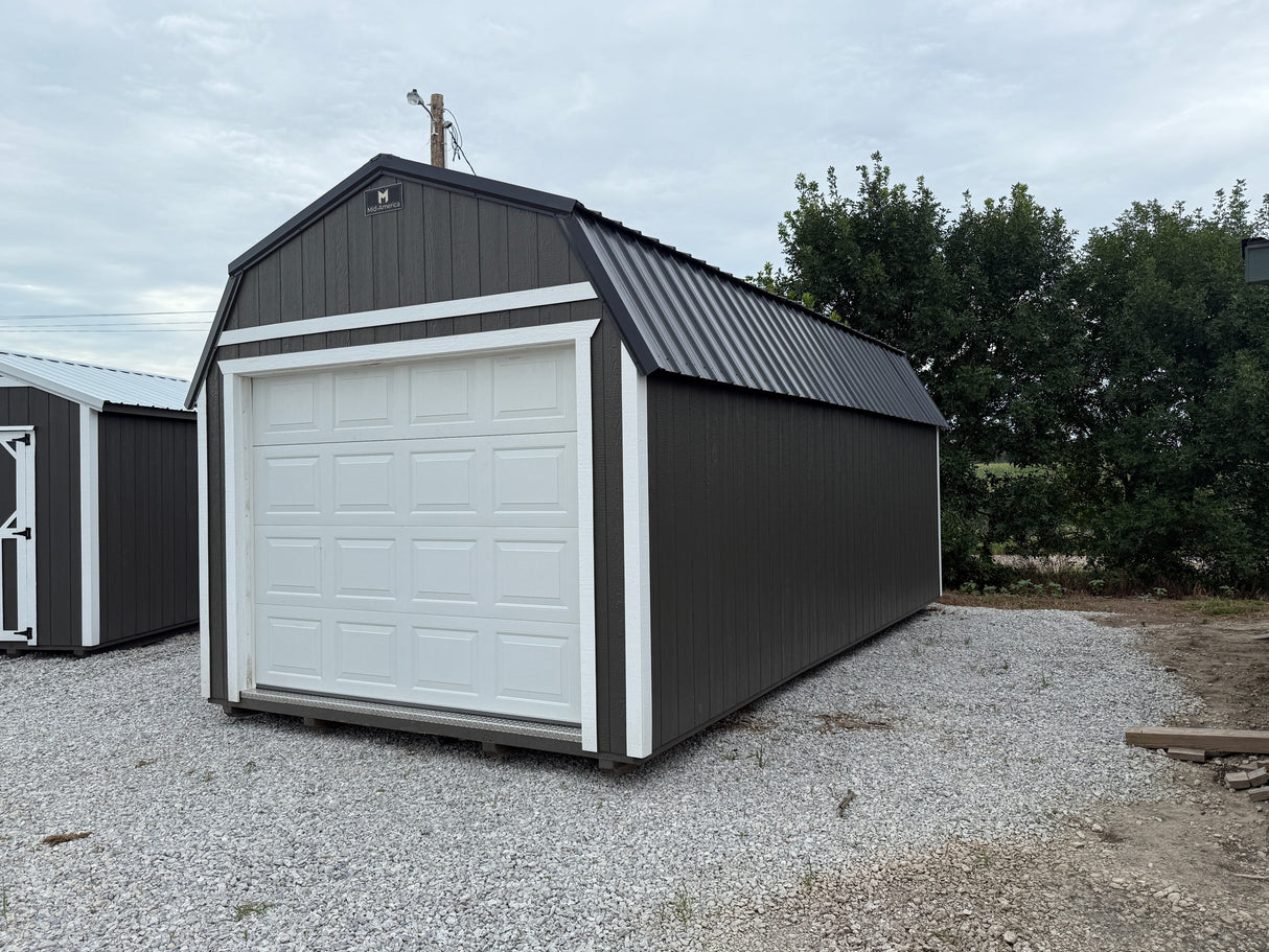 12x24 Lofted Garage - Hampton Nebraska | NE Sheds