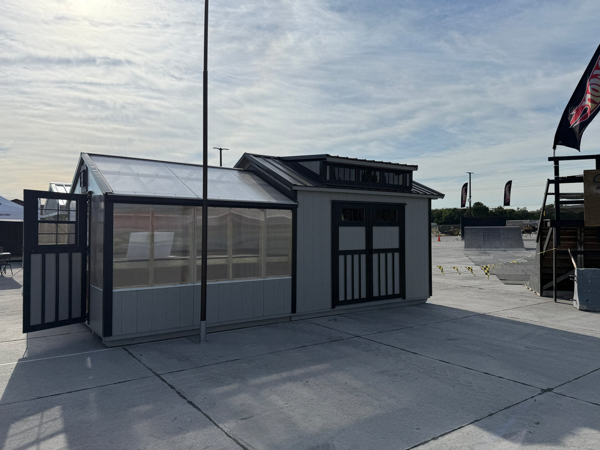 SOLD 10x22 Green House/Shed Combo - 2025 Nebraska State Fair | NE Sheds