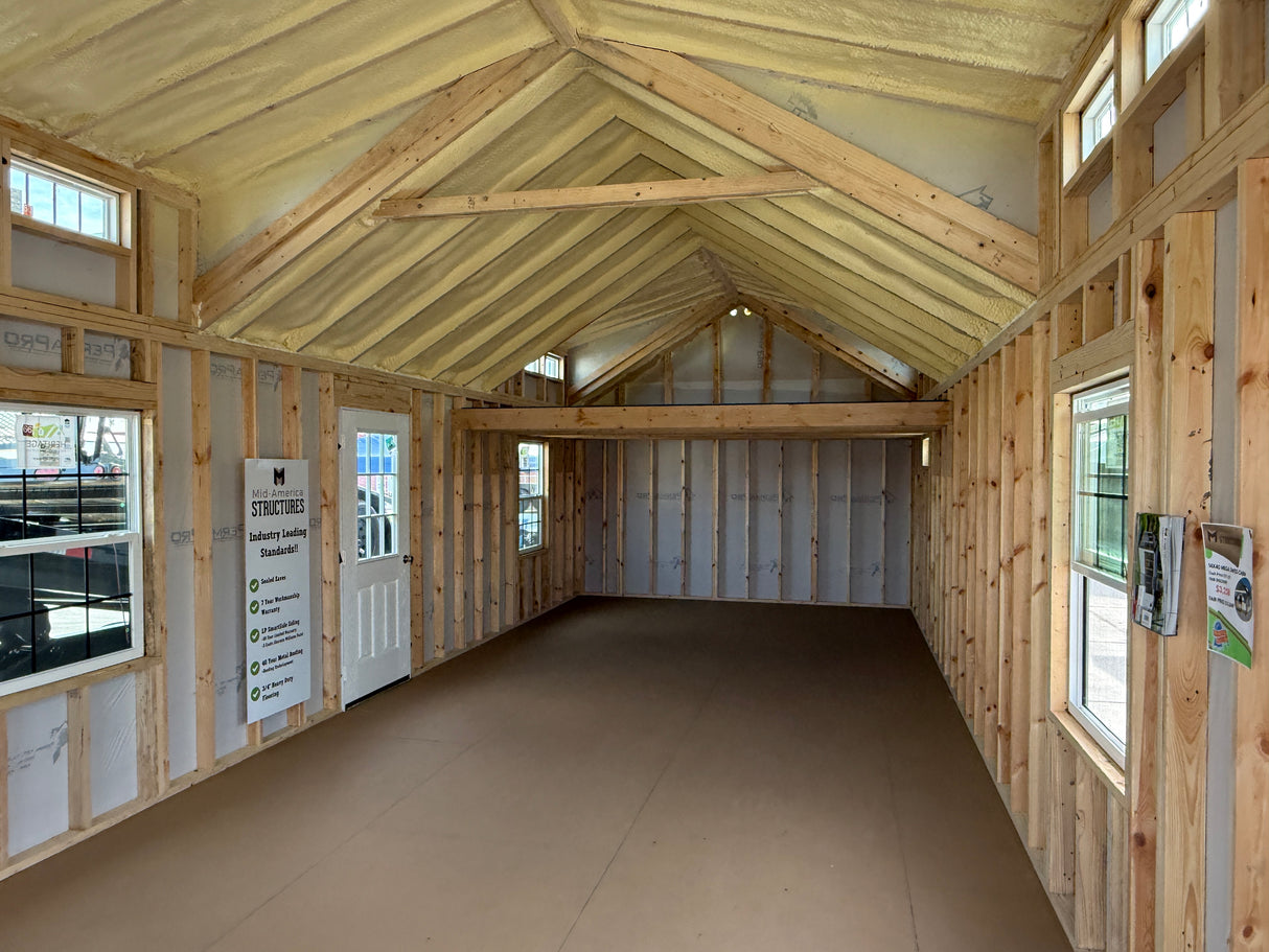 14x40 Swiss Cabin - 2025 Nebraska State Fair | NE Sheds