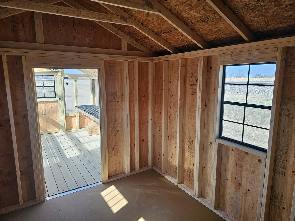 SOLD 10x22 Green House Shed Combo - Grand Island Location | NE Sheds