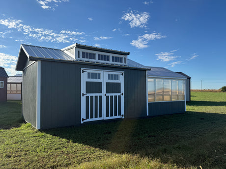 10x26 Greenhouse Combo - Alda Nebraska | NE Sheds