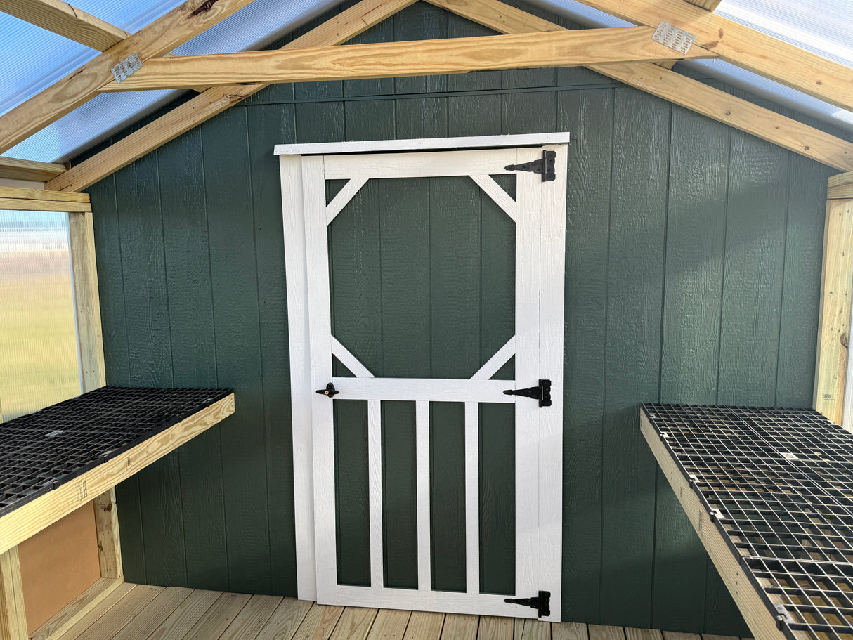 10x26 Greenhouse Combo - Alda Nebraska | NE Sheds