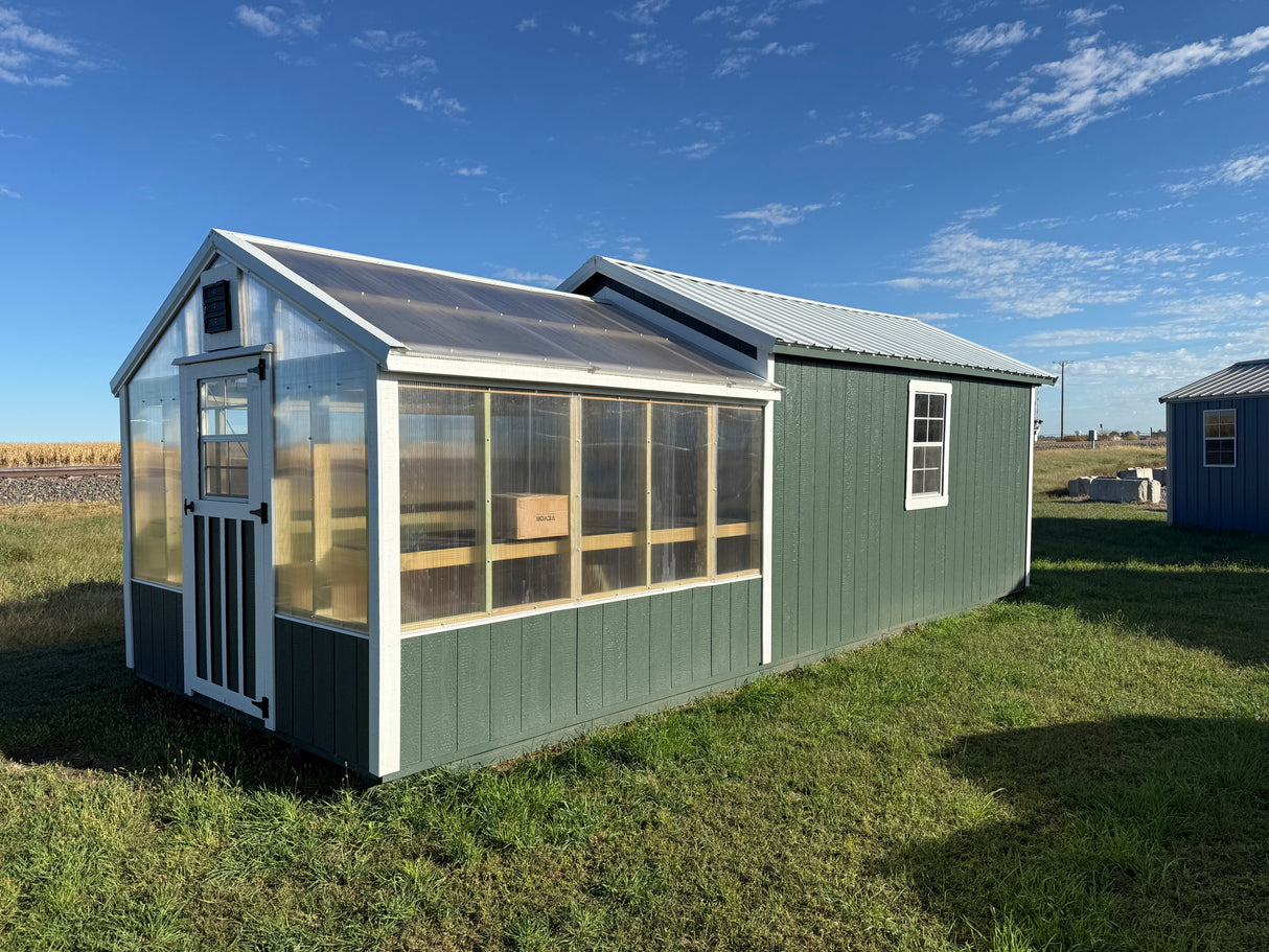10x26 Greenhouse Combo - Alda Nebraska | NE Sheds