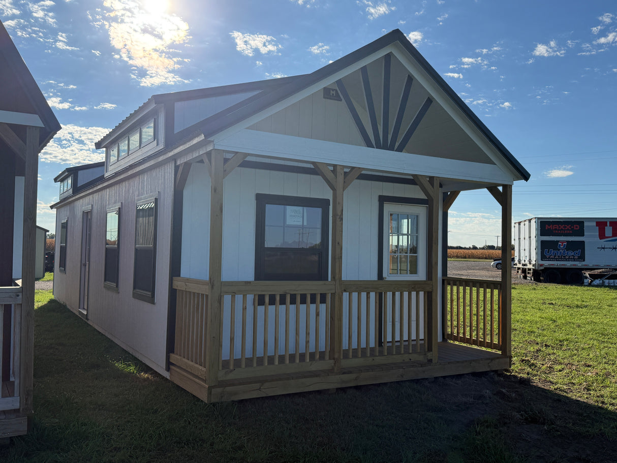 14x40 Swiss Cabin - Alda Nebraska Location | NE Sheds