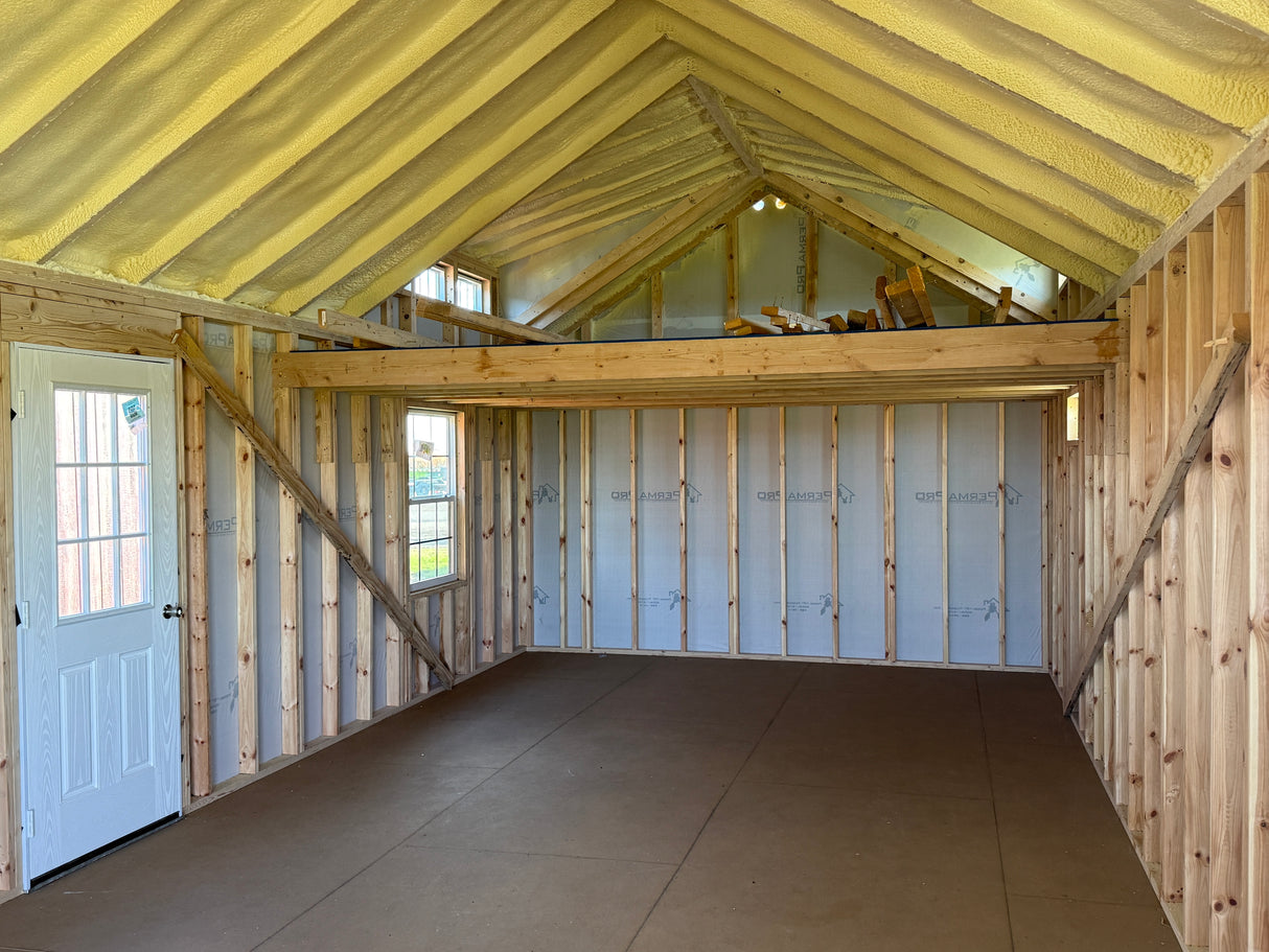 14x40 Swiss Cabin - Alda Nebraska Location | NE Sheds