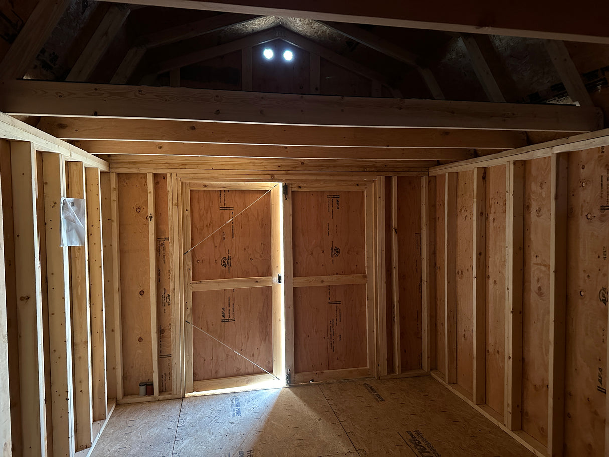 SOLD 10x16 Lofted Barn - Hampton Ne. NEsheds