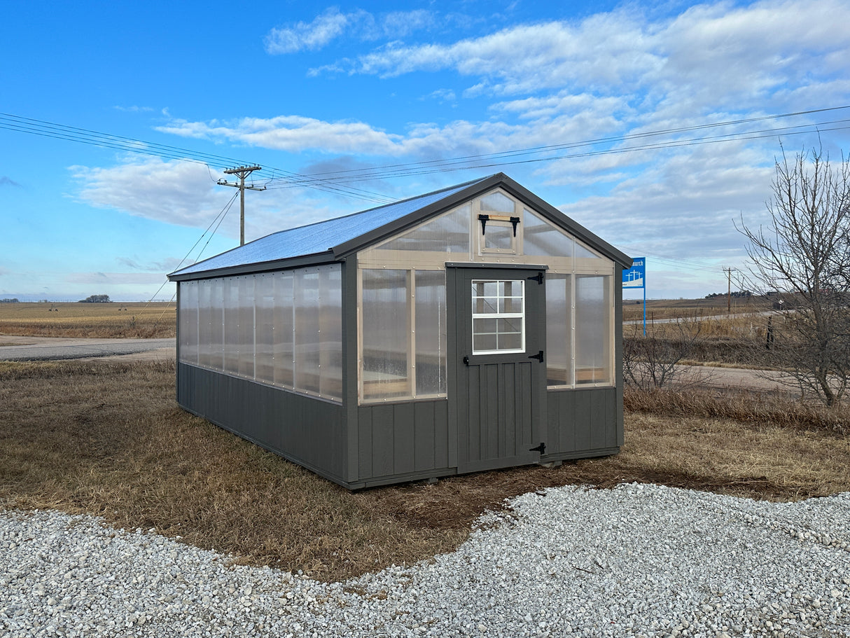 SOLD 10x20 Green House - Hampton NE. NEsheds