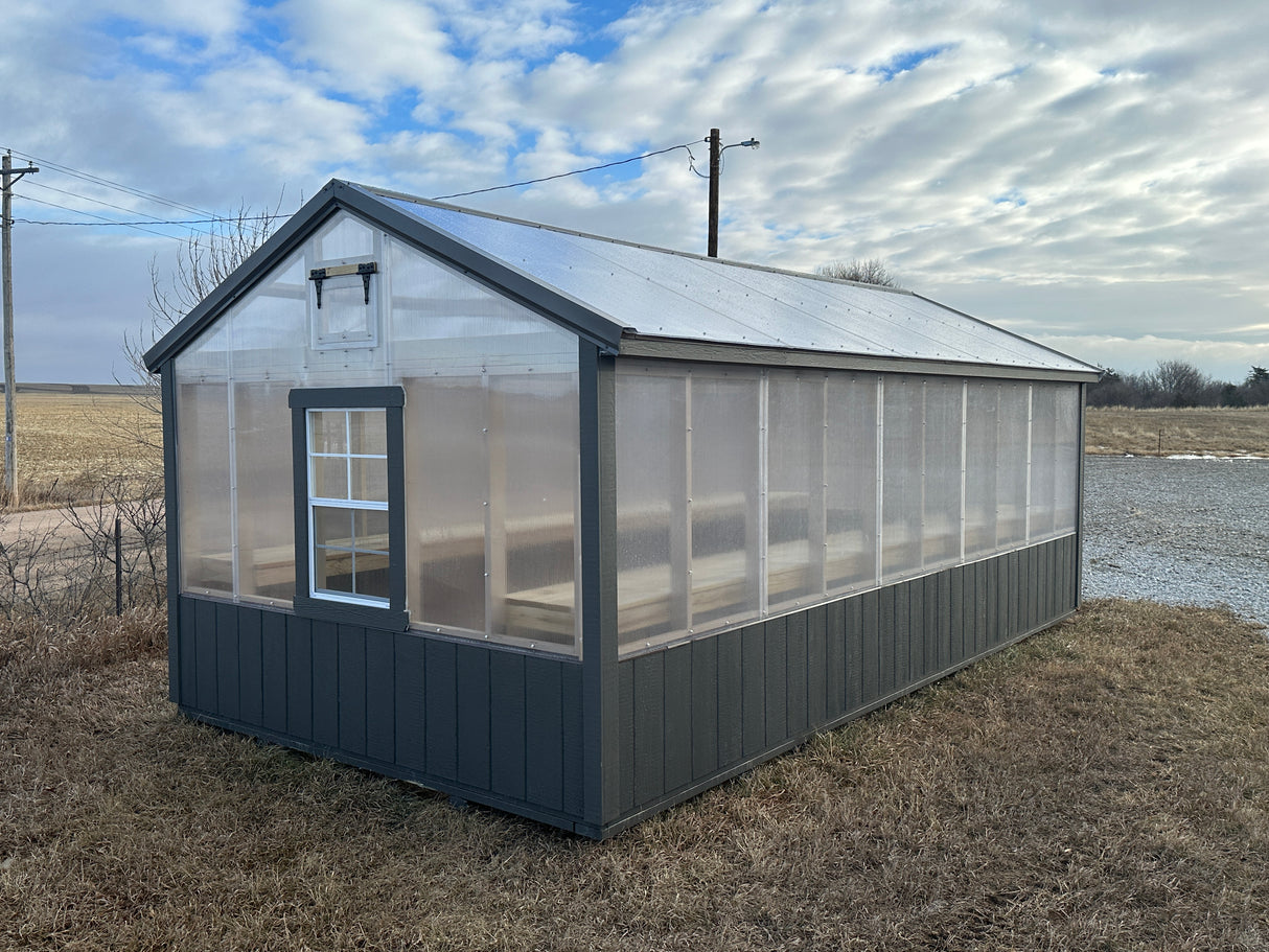 SOLD 10x20 Green House - Hampton NE. NEsheds