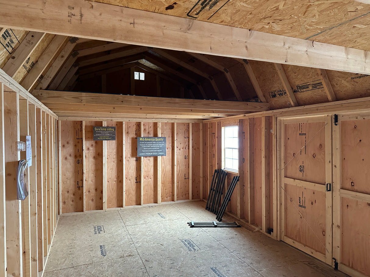 SOLD 12x24 Lofted Garden Shed - Columbus Nebraska. | NE Sheds