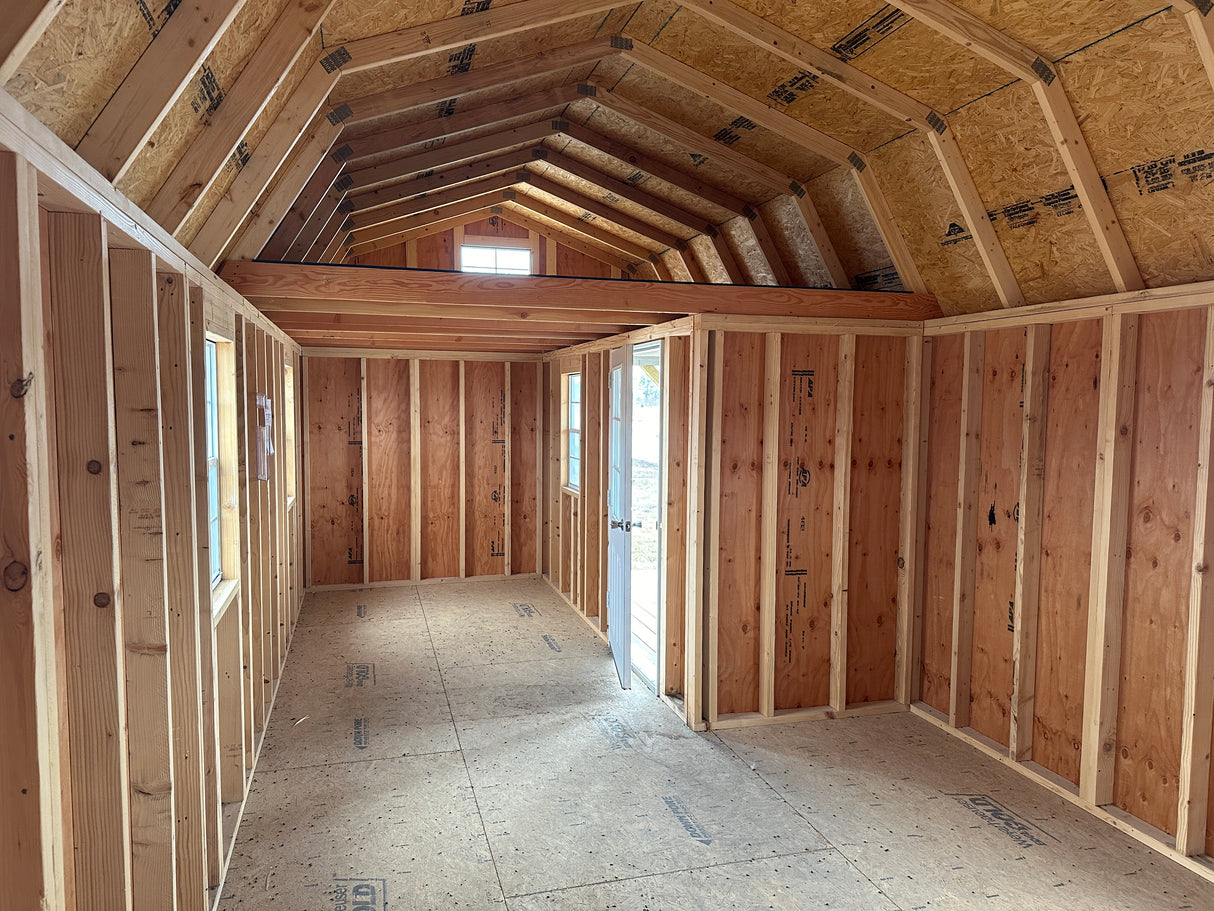 SOLD 12x28 Lofted Cottage Cabin - Columbus Nebraska | NE Sheds