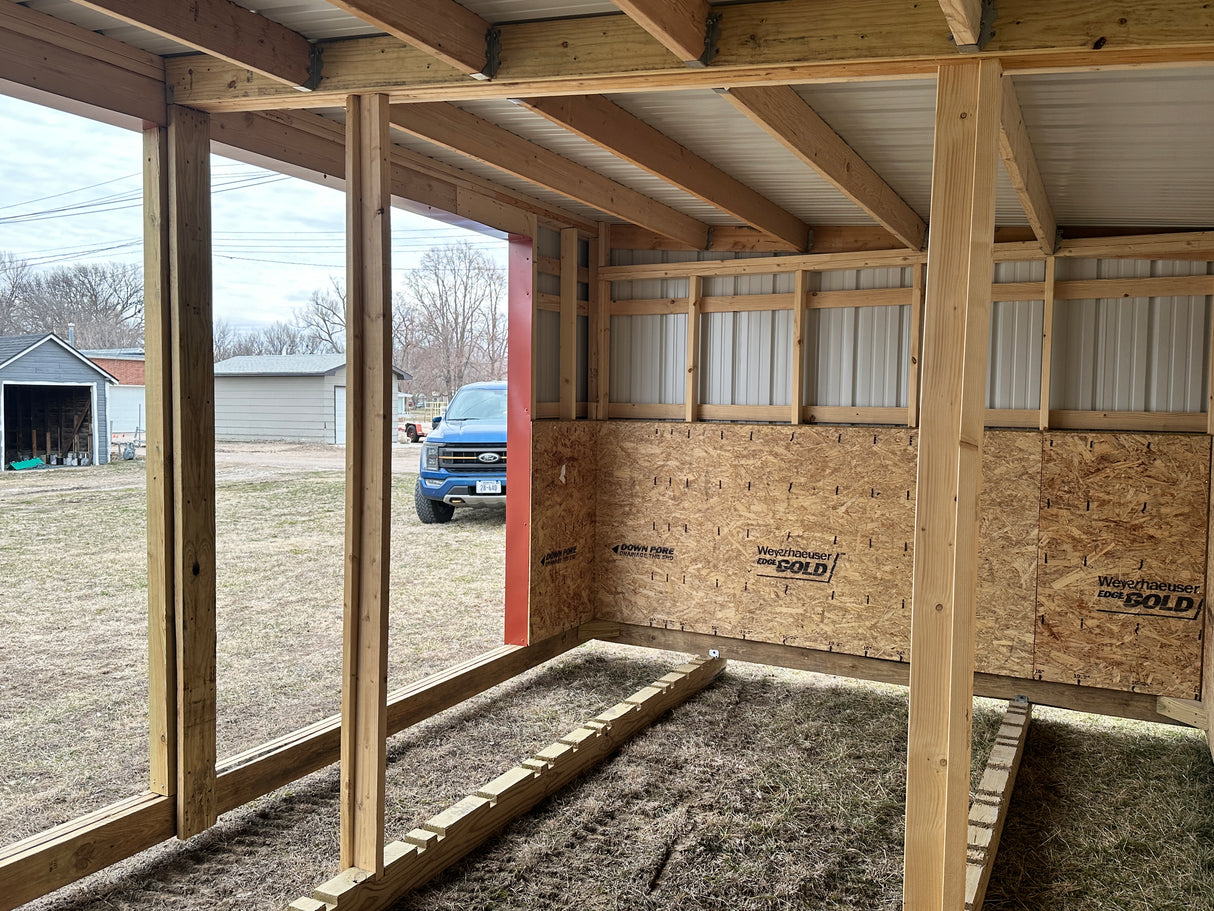 SOLD 12x20 Loafing Shed - Red Cloud Ne. Location | NE Sheds