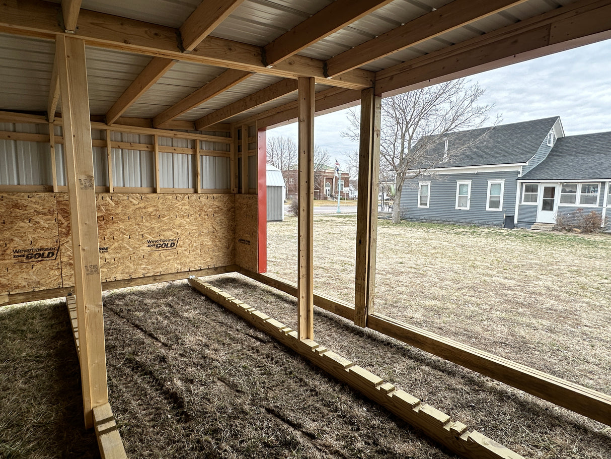 SOLD 12x20 Loafing Shed - Red Cloud Ne. Location | NE Sheds