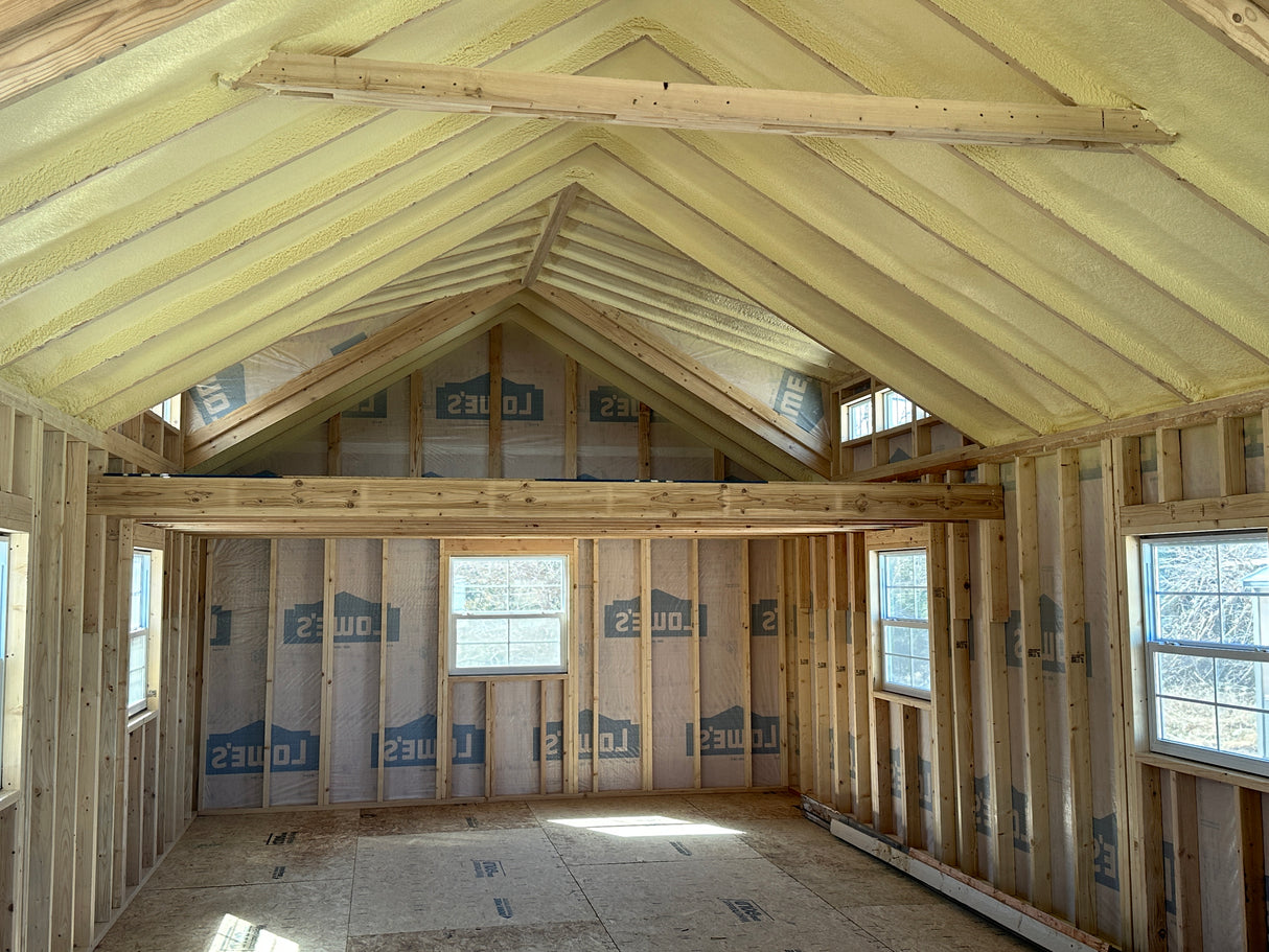 SOLD 16x40 Swiss Cabin - Hampton Ne. Location | NE Sheds