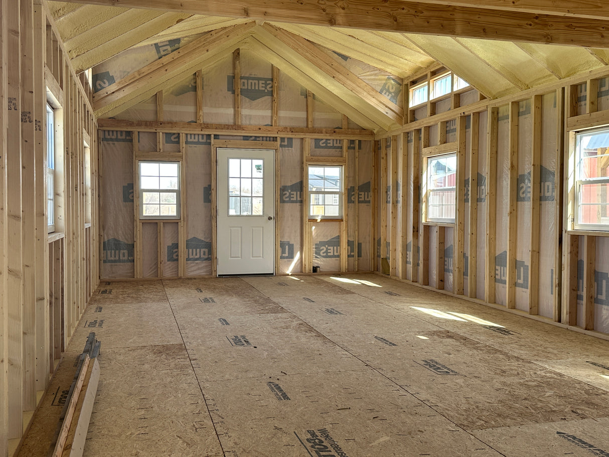 SOLD 16x40 Swiss Cabin - Hampton Ne. Location | NE Sheds