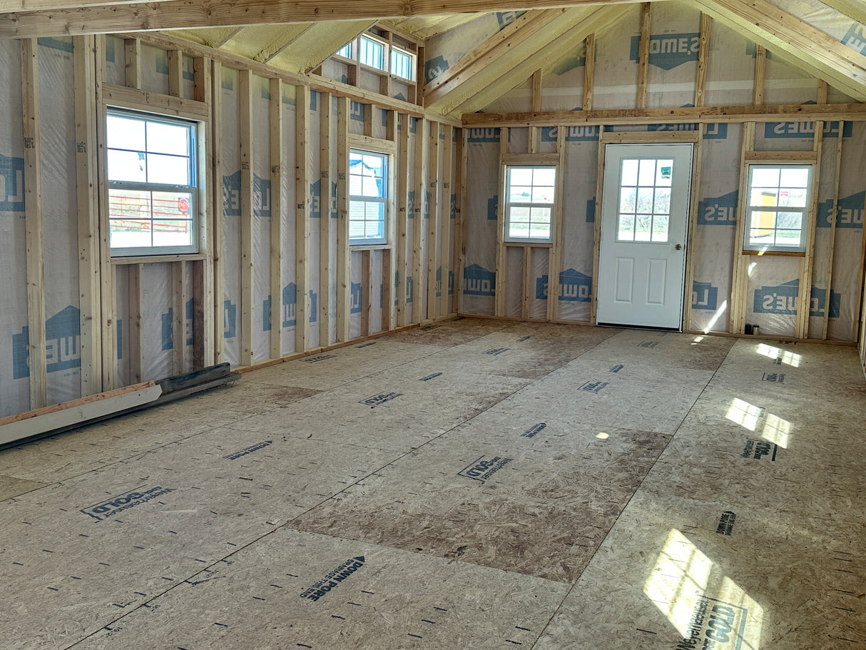 SOLD 16x40 Swiss Cabin - Hampton Ne. Location | NE Sheds