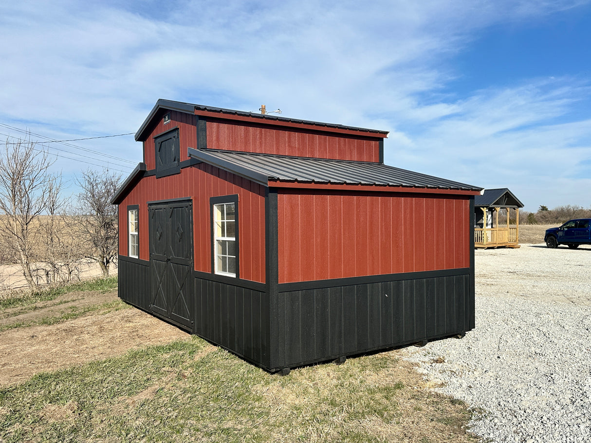 Sold 20x12 Country Barn - Hampton, Nebraska Location | NE Sheds