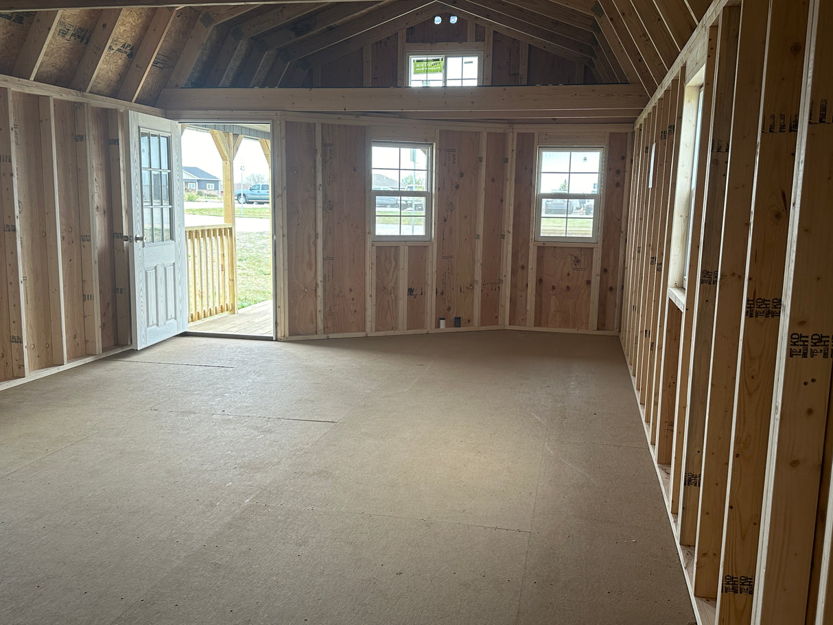 Sold 14x32 Deluxe Cabin - Grand Island Location | NE Sheds