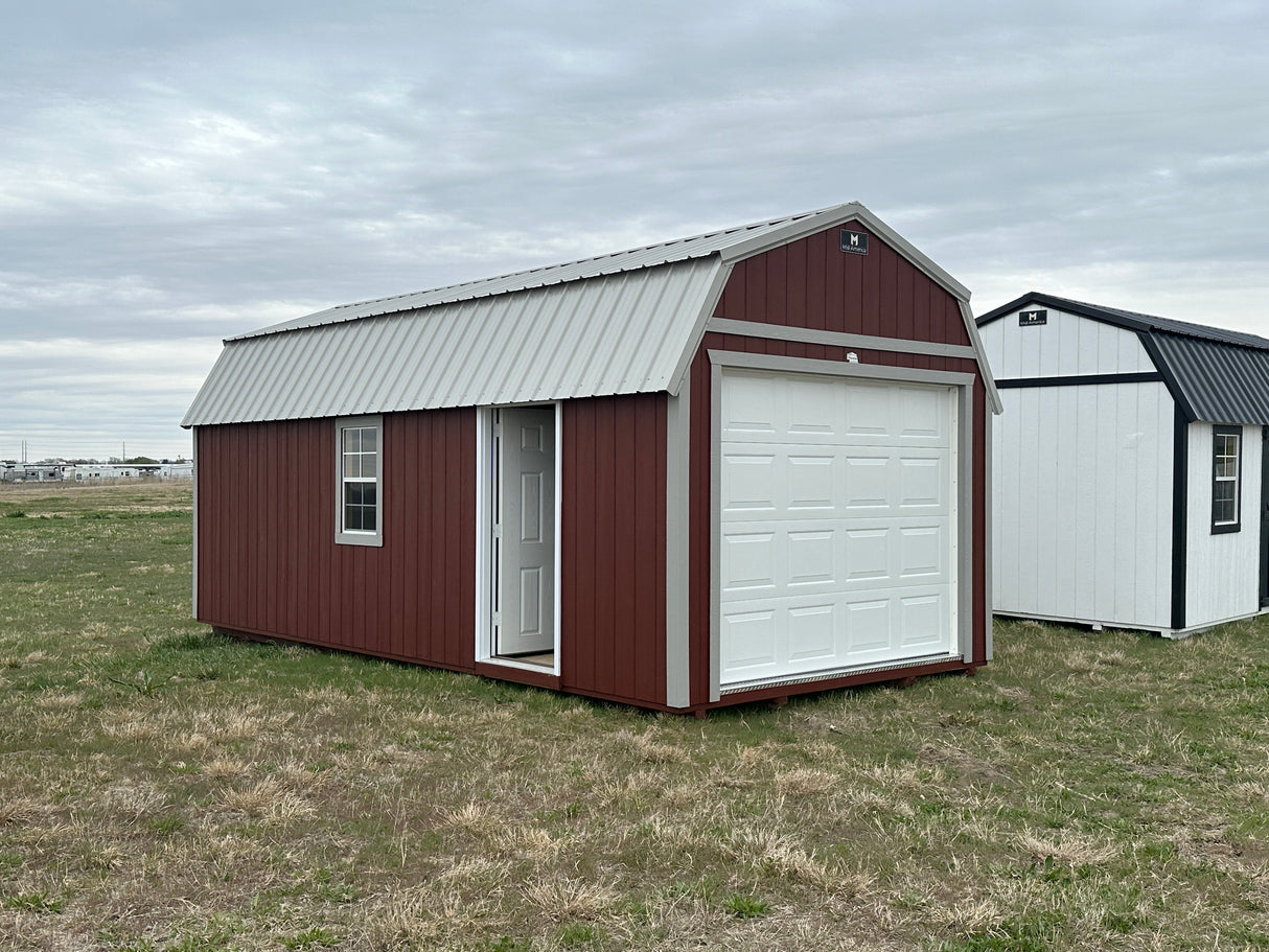 SOLD 12x24 Lofted Garage - Grand Island Nebraska | NE Sheds