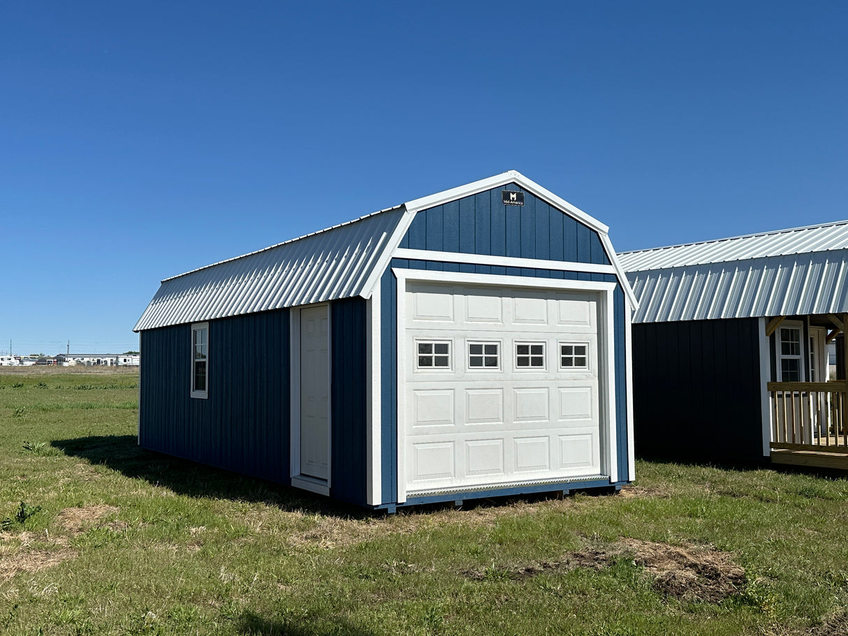 SOLD 12x28 Lofted Garage - Grand Island Nebraska | NE Sheds