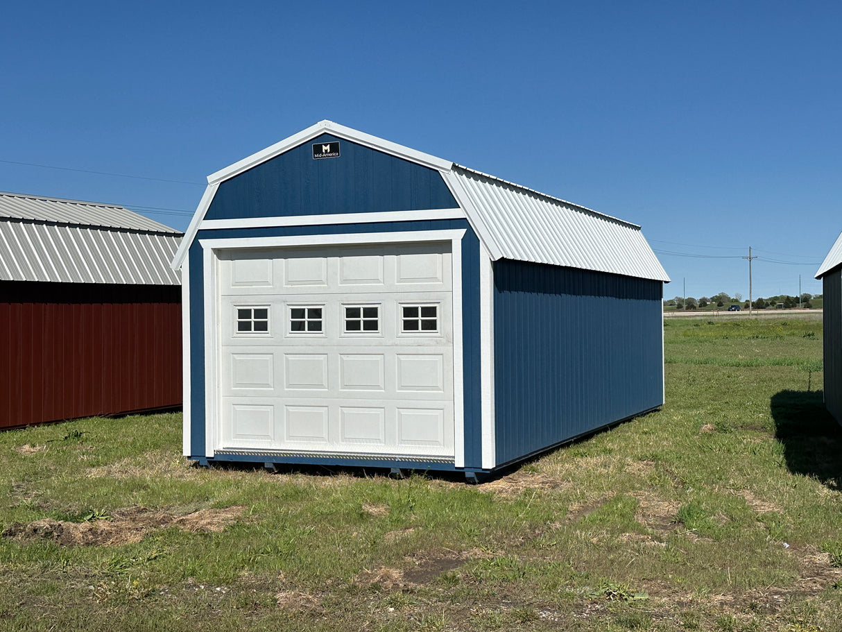 SOLD 12x28 Lofted Garage - Grand Island Nebraska | NE Sheds