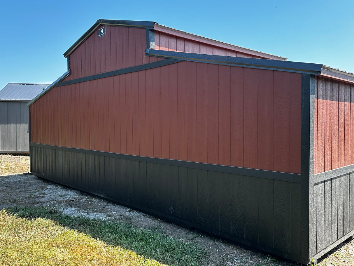 SOLD 28x14 Country Barn - Hampton Nebraska Location | NE Sheds