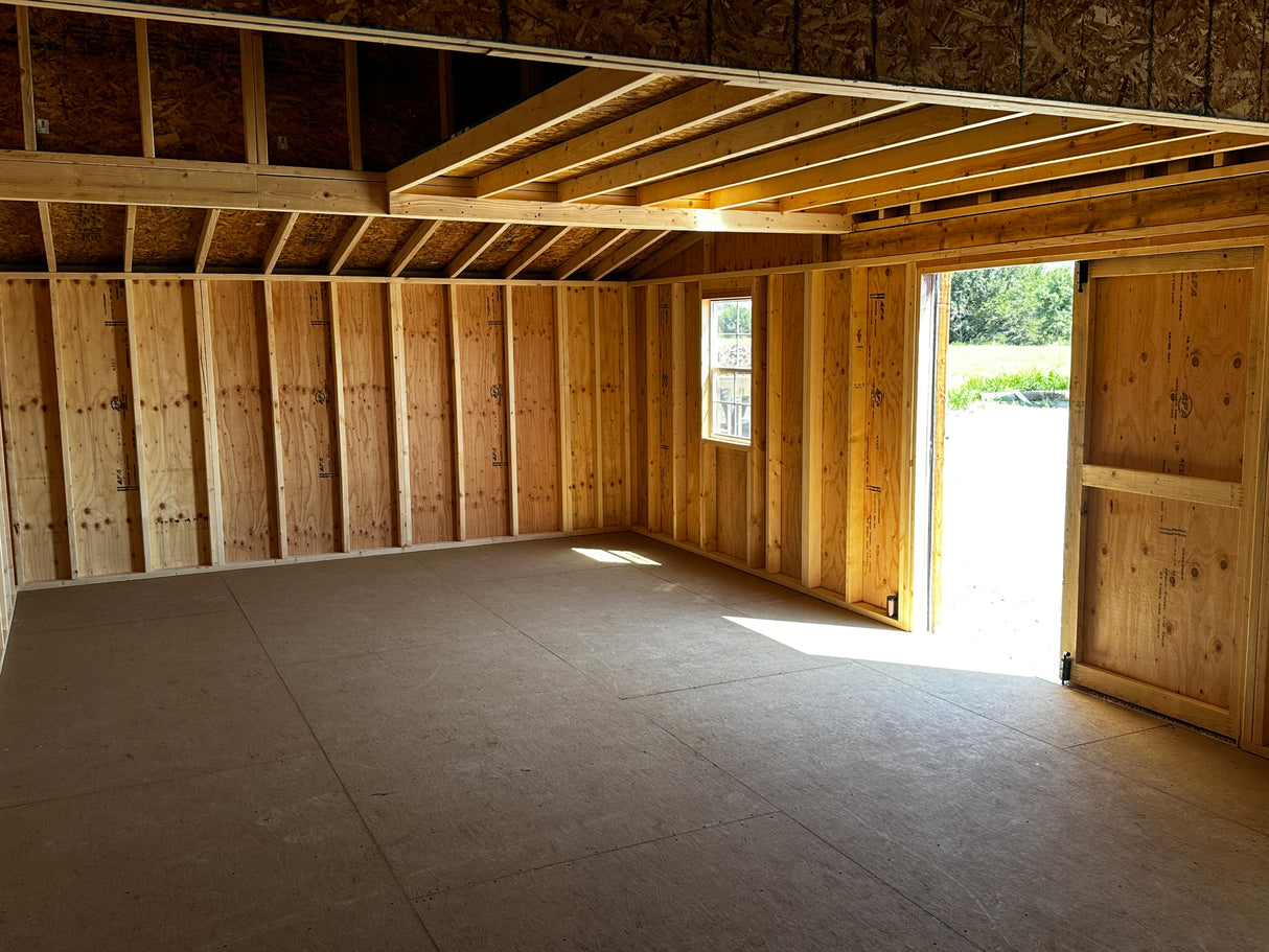 SOLD 28x14 Country Barn - Hampton Nebraska Location | NE Sheds