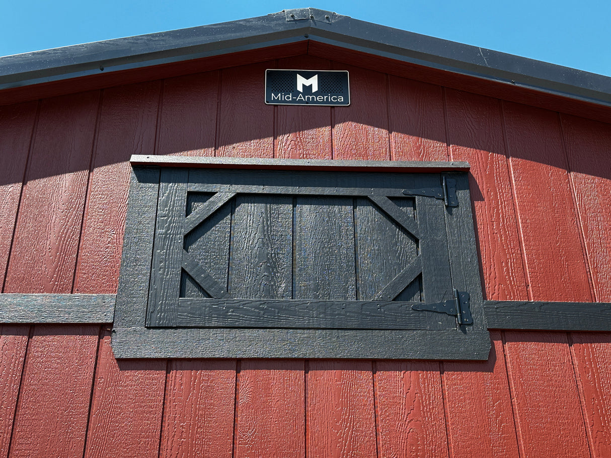 SOLD 28x14 Country Barn - Hampton Nebraska Location | NE Sheds