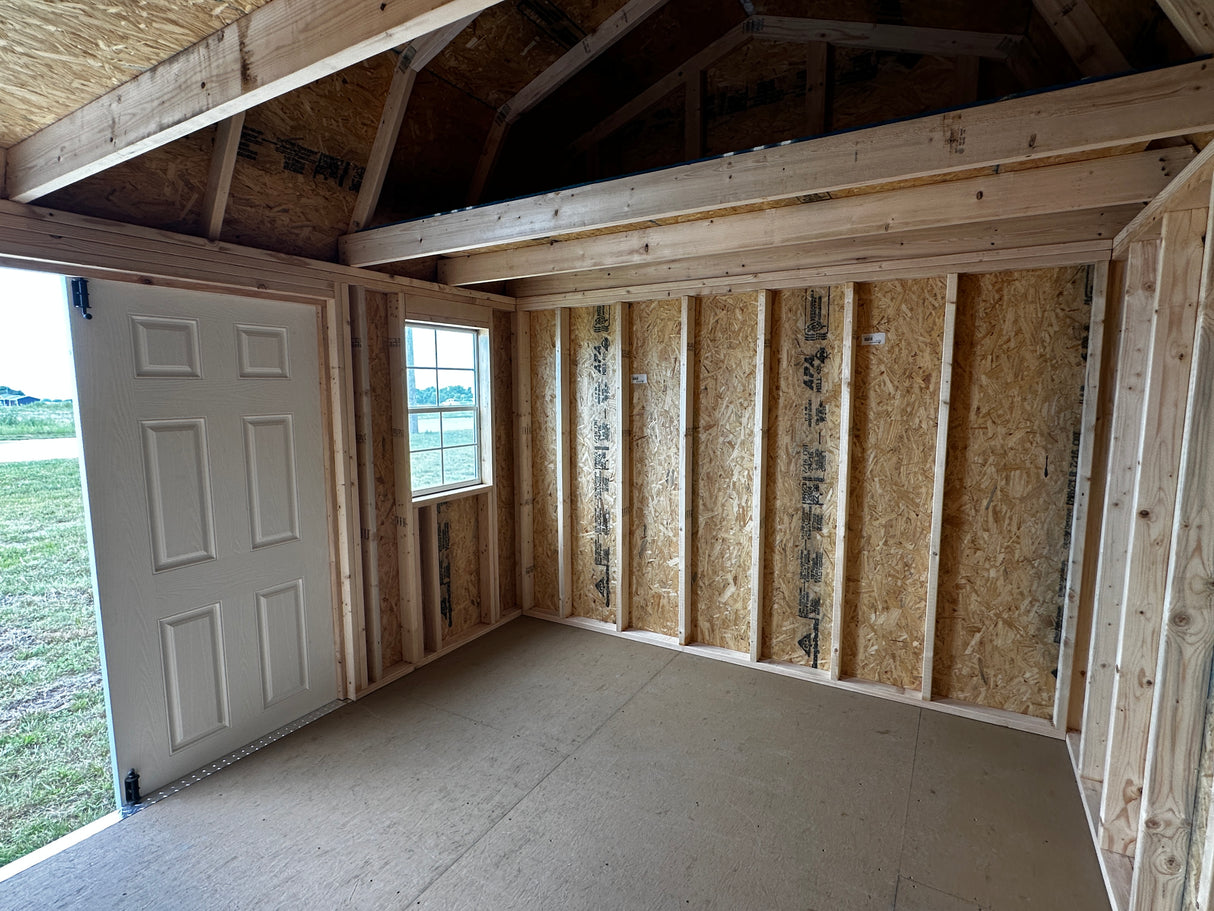 SOLD 10x12 Lofted Garden Shed - Grand Island Nebraska | NE Sheds