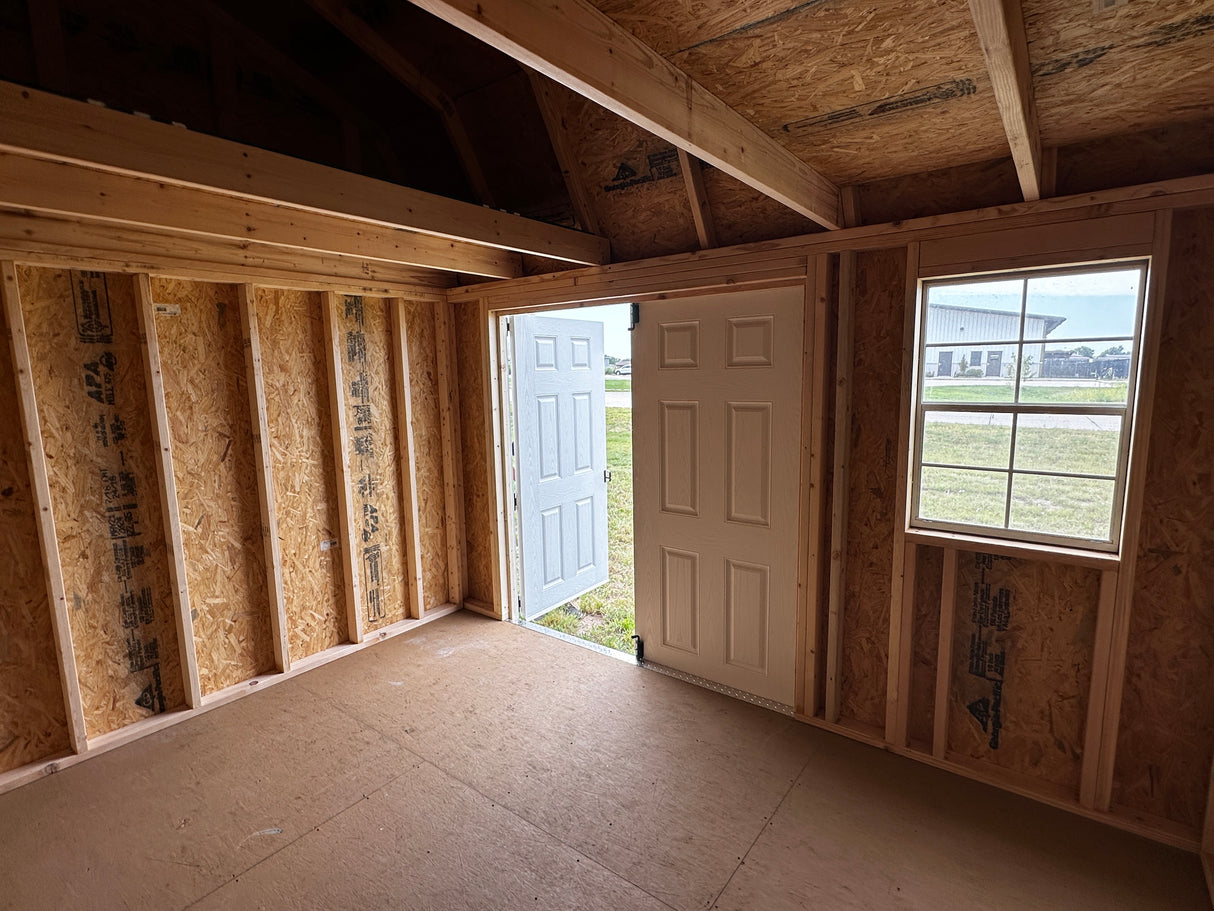 SOLD 10x12 Lofted Garden Shed - Grand Island Nebraska | NE Sheds