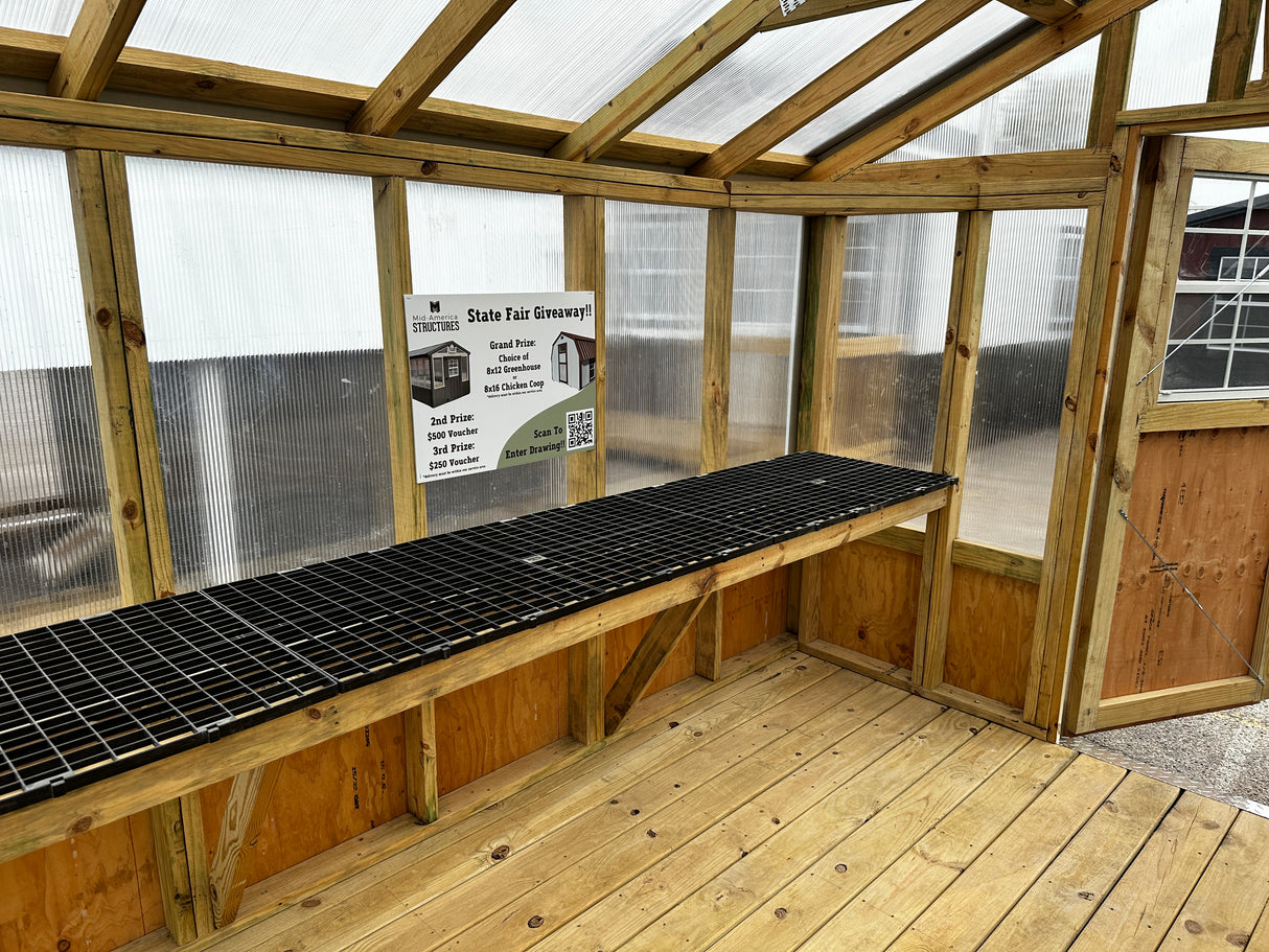 10x12 GREEN HOUSE - NE STATE FAIR SPECIAL | NE SHEDS