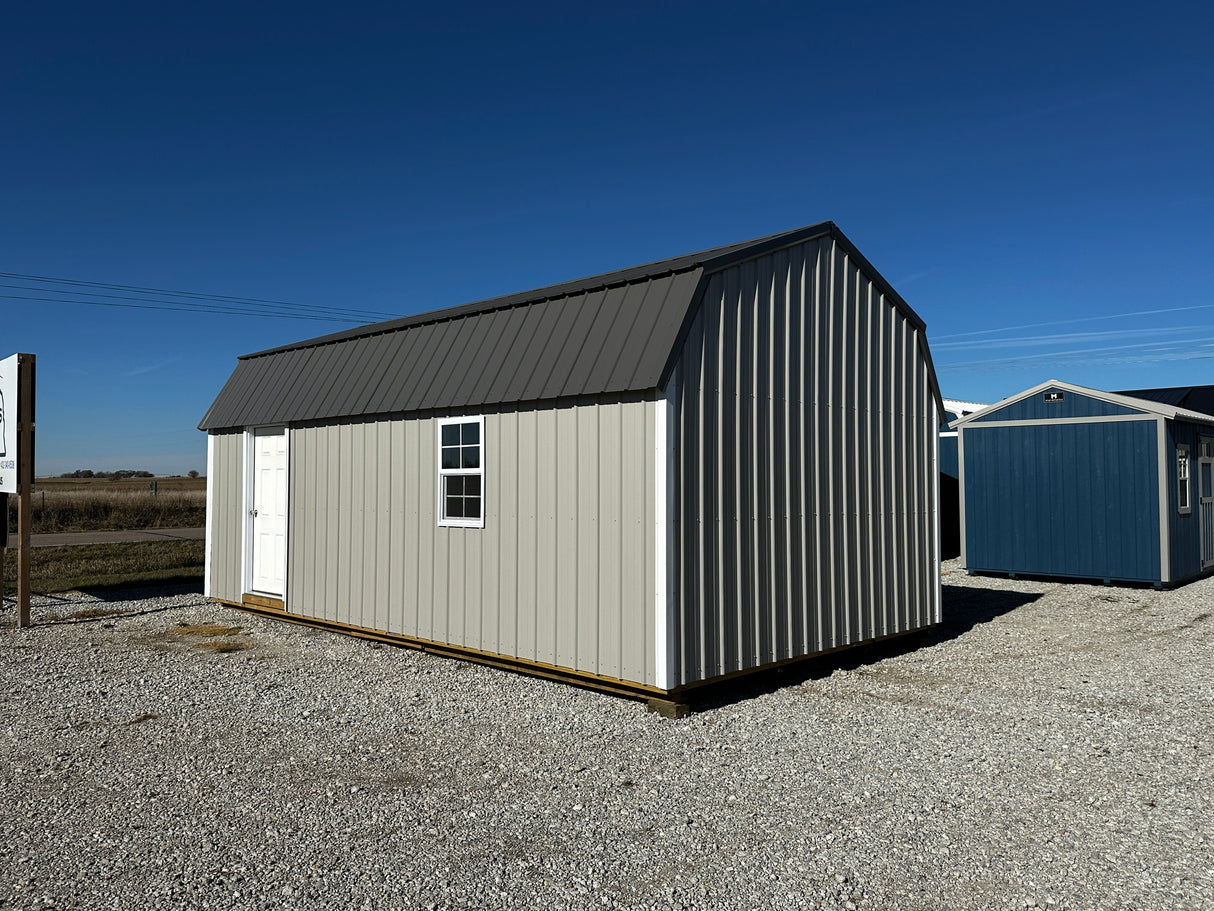 SOLD 14x24 Lofted Garage - Hampton Nebraska | NE Sheds