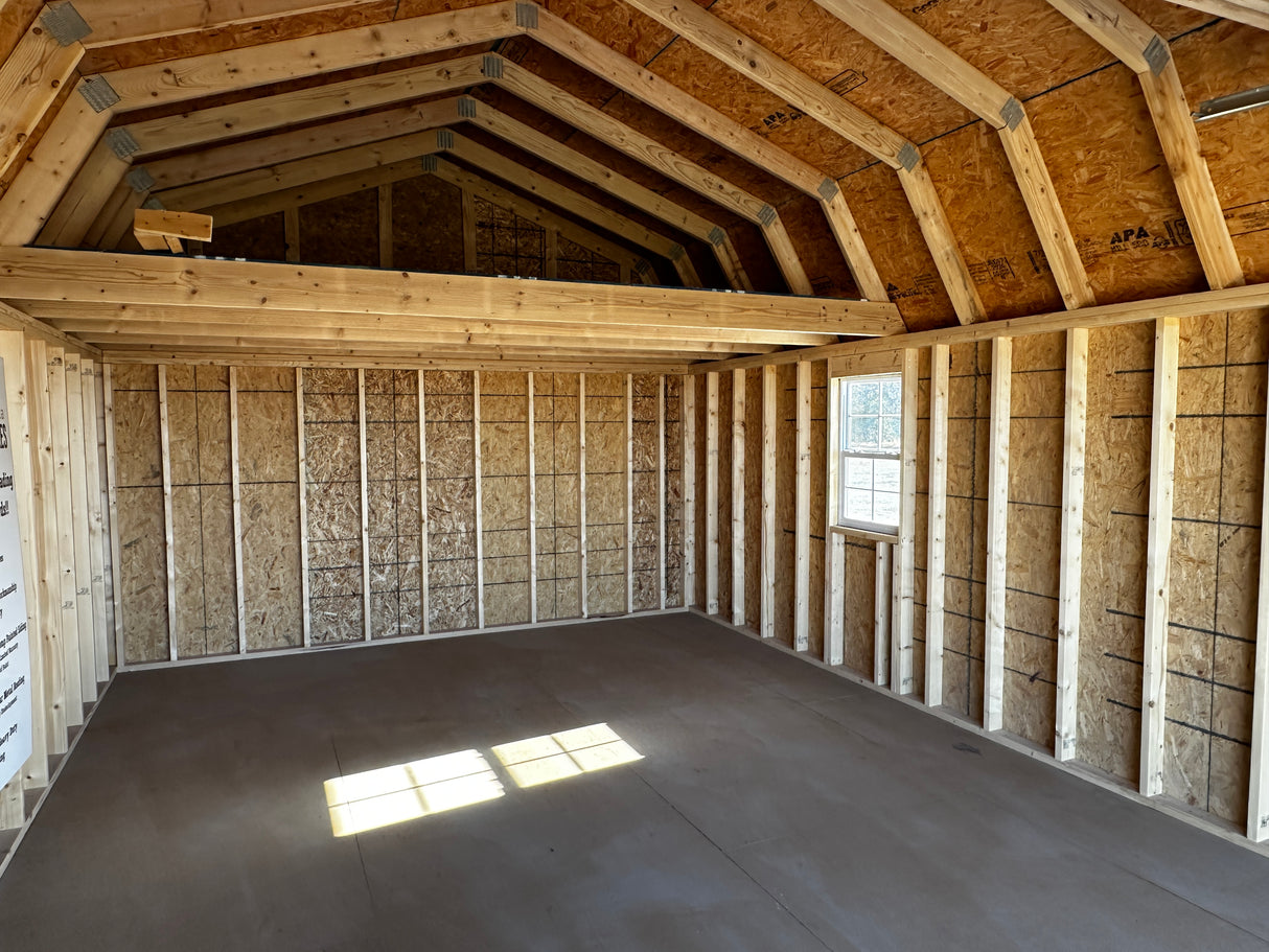 SOLD 14x24 Lofted Garage - Hampton Nebraska | NE Sheds