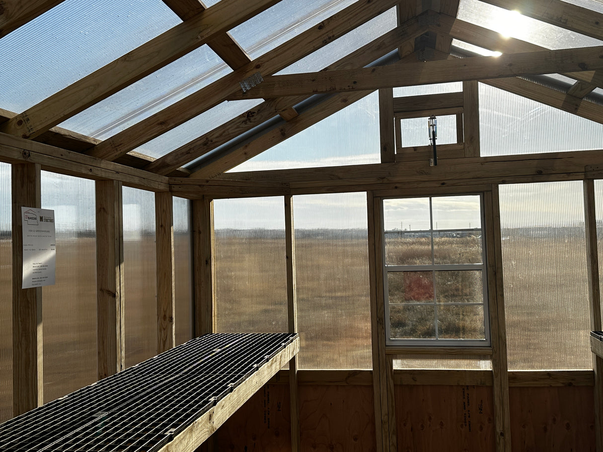 Sold 10x12 Green House - Grand Island | NE Sheds