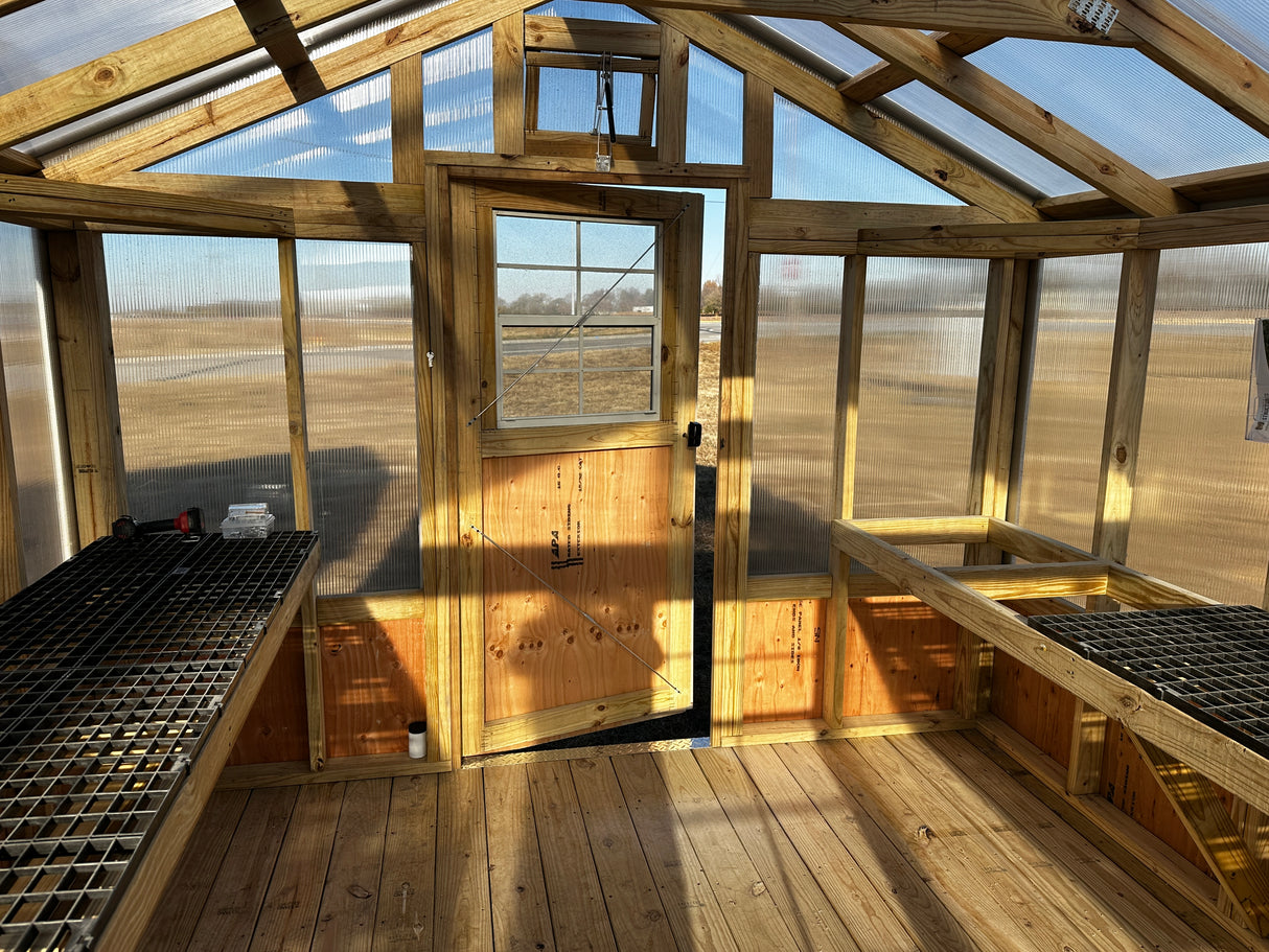 Sold 10x12 Green House - Grand Island | NE Sheds