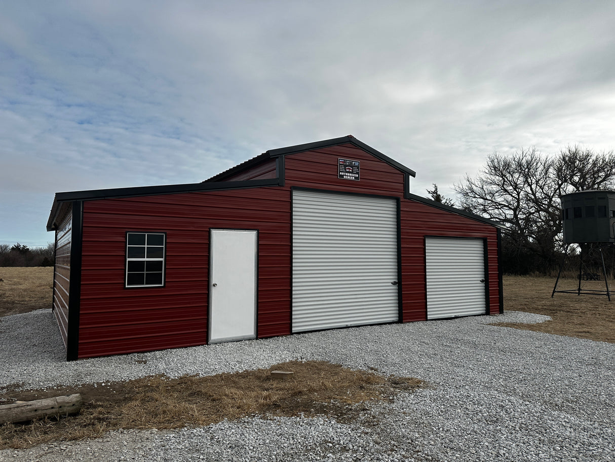 36x30x12 Step Down Barn - Hampton Nebraska | NE Sheds