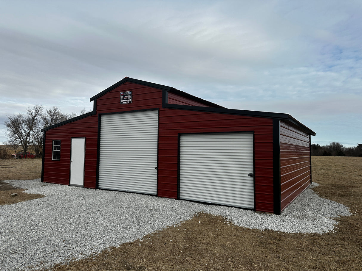 36x30x12 Step Down Barn - Hampton Nebraska | NE Sheds