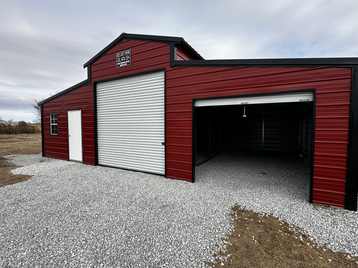 36x30x12 Step Down Barn - Hampton Nebraska | NE Sheds