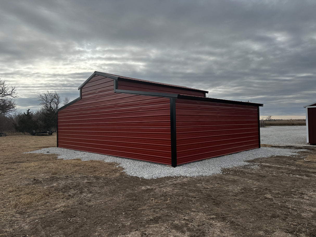36x30x12 Step Down Barn - Hampton Nebraska | NE Sheds