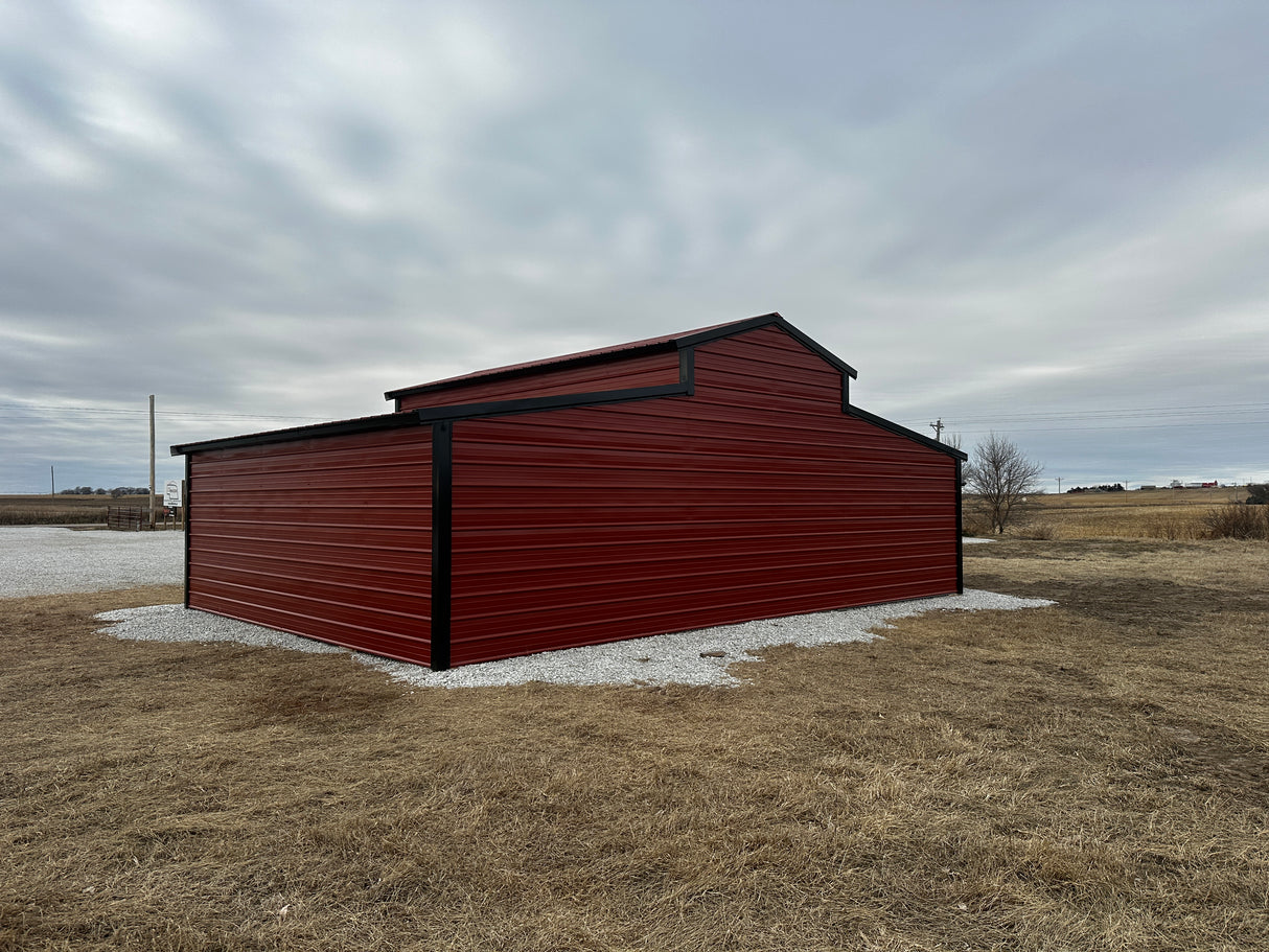 36x30x12 Step Down Barn - Hampton Nebraska | NE Sheds