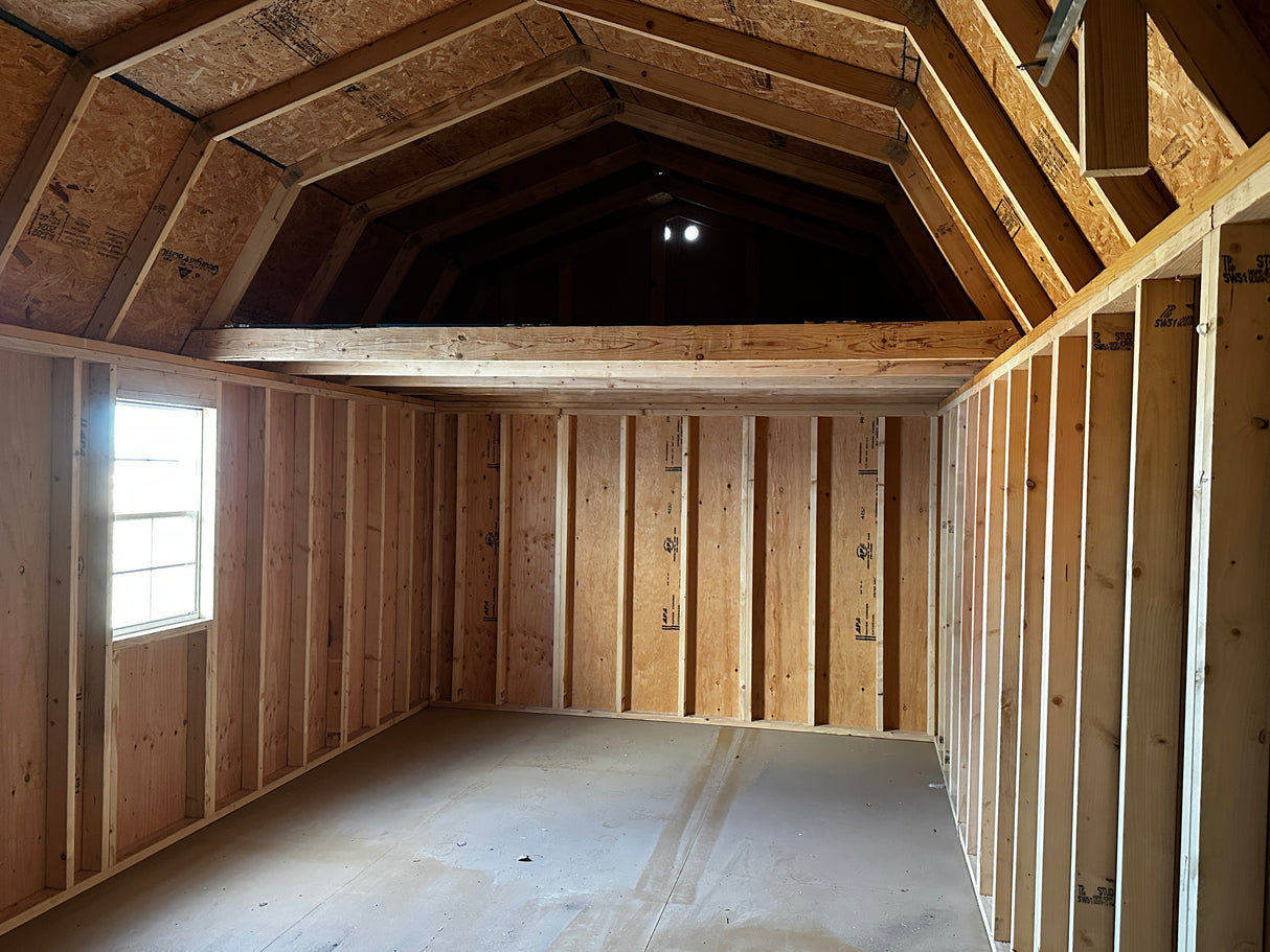 SOLD 12x24 Lofted Garage - Grand Island Location | NE Sheds