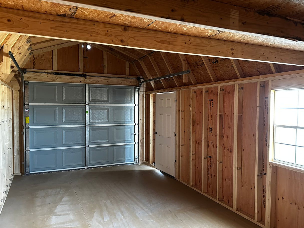 SOLD 12x24 Lofted Garage - Grand Island Location | NE Sheds